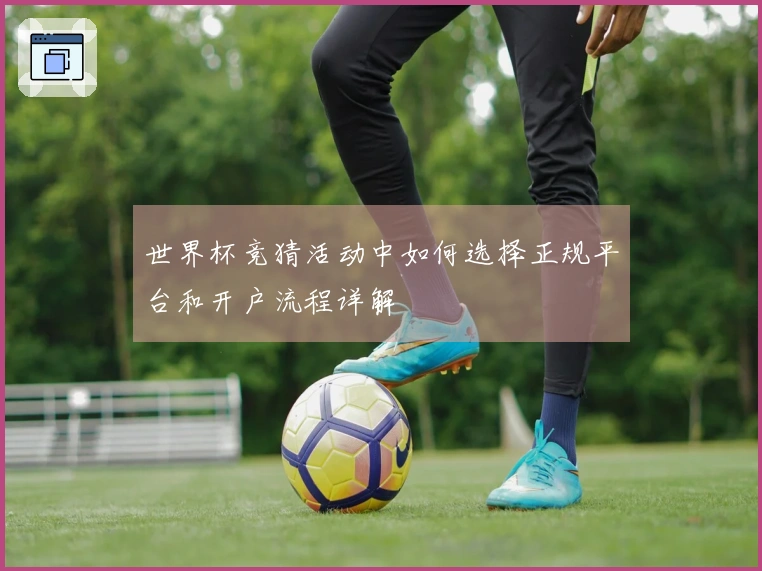 世界杯竞猜活动中如何选择正规平台和开户流程详解